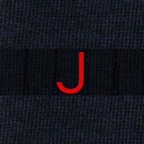 201 Riga (1,2) Cotone BLU NAVY - BLU MEL. ric.Rosso-Ginocchio