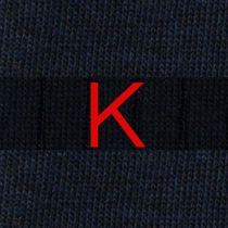 201 Riga (1,2) Cotone BLU NAVY - BLU MEL. ric.Rosso-Ginocchio