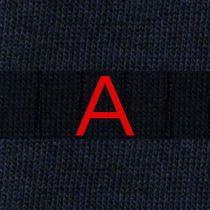 201 Riga (1,2) Cotone BLU NAVY - BLU MEL. ric.Rosso-Ginocchio