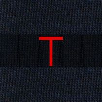 201 Riga (1,2) Cotone BLU NAVY - BLU MEL. ric.Rosso-Ginocchio