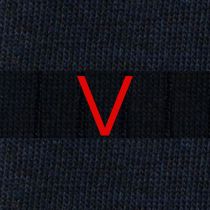 201 Riga (1,2) Cotone BLU NAVY - BLU MEL. ric.Rosso-Ginocchio