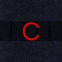 201 Riga (1,2) Cotone BLU NAVY - BLU MEL. ric.Rosso-Ginocchio