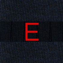 201 Riga (1,2) Cotone BLU NAVY - BLU MEL. ric.Rosso-Ginocchio