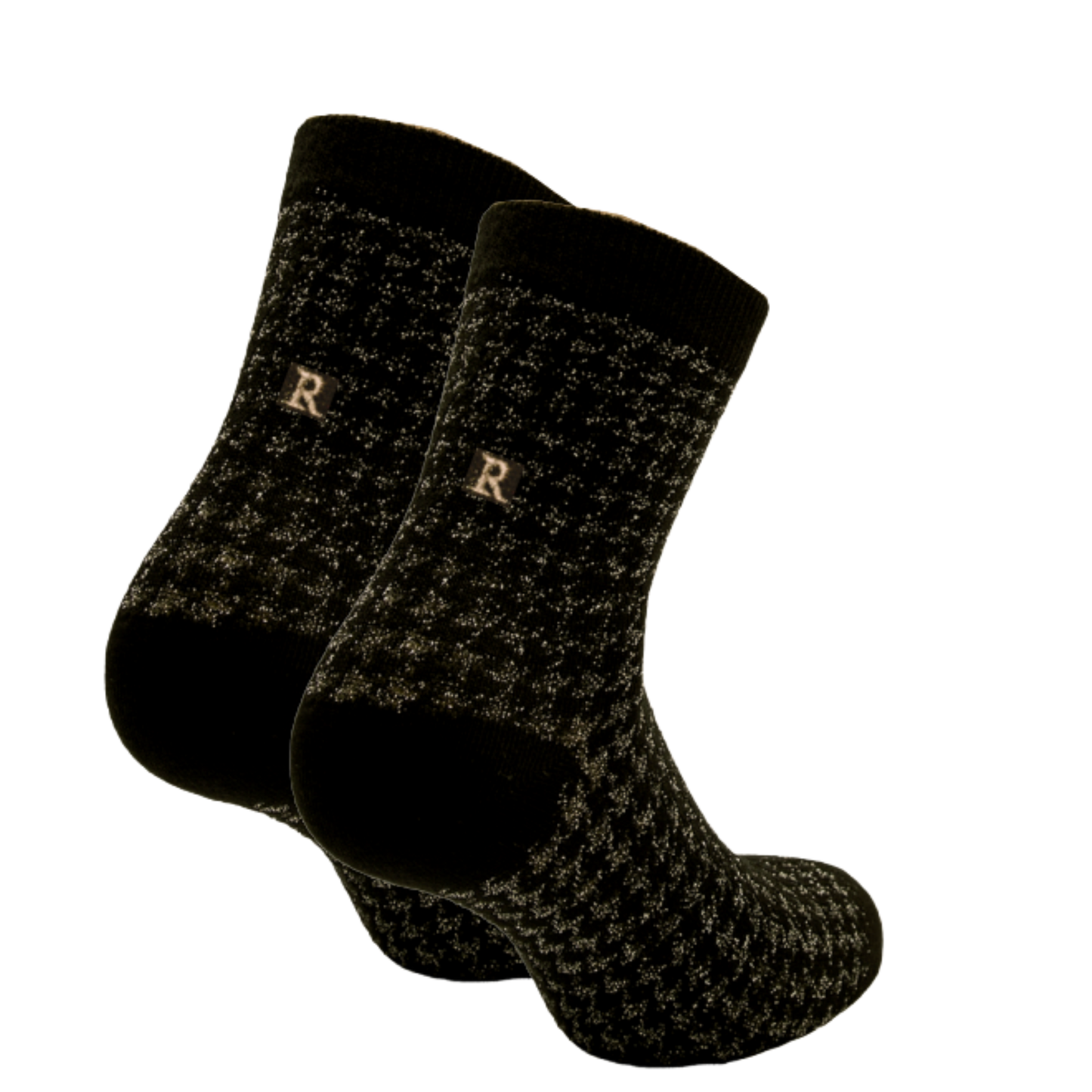 655 PIED DE POULE LUREX ric.ORO - Caviglia (BOX 60pz IVA incl.)