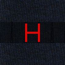 201 Riga (1,2) Cotone BLU NAVY - BLU MEL. ric.Rosso-Ginocchio