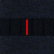 201 Riga (1,2) Cotone BLU NAVY - BLU MEL. ric.Rosso-Ginocchio