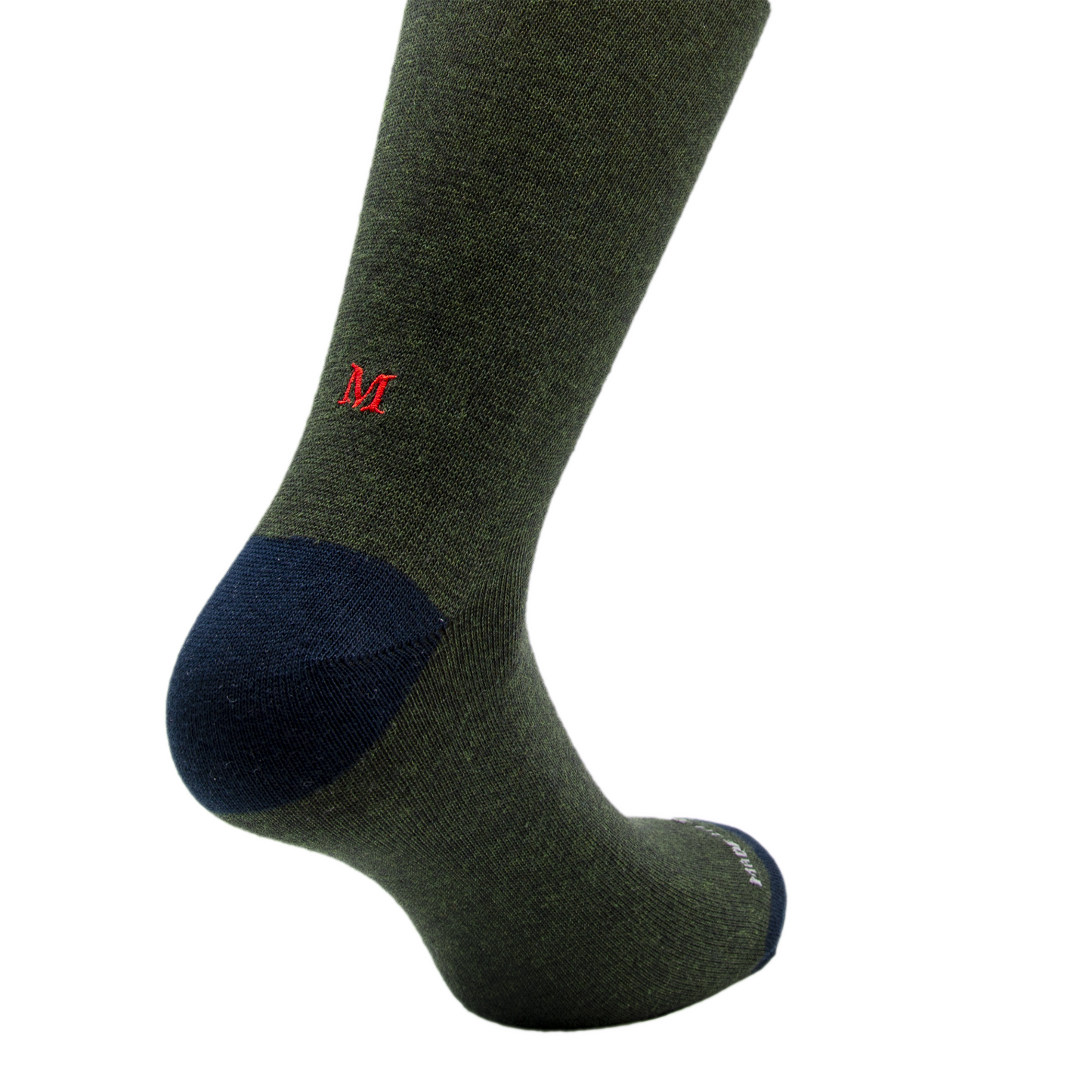 102 VERDE ric.ROSSO Cotone - Ginocchio (BOX 60pz IVA incl.)