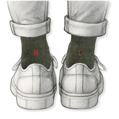 102 VERDE ric.ROSSO Cotone - Ginocchio