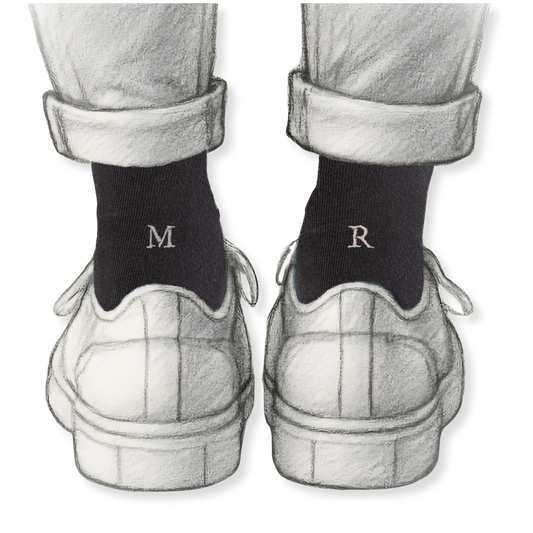 106 NERO ric.GRIGIO Cotone - Ginocchio