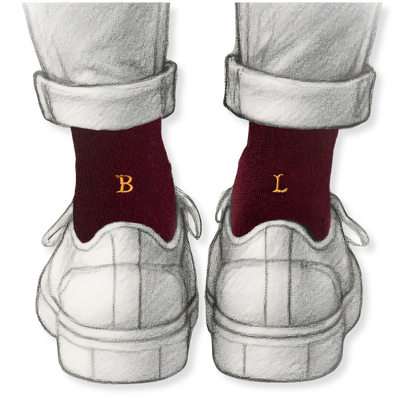 107 BORDEAUX ric.SENAPE Cotone - Ginocchio (BOX 60pz IVA incl.)