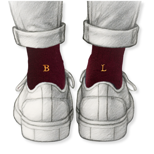 107 BORDEAUX ric.SENAPE Cotone - Ginocchio (BOX 60pz IVA incl.)