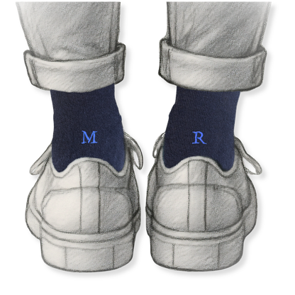 133 BLU ric.ROYAL Cotone - Ginocchio