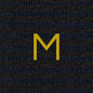 314 Riga(0,4) Cotone BLU MEL.-MARRONE ric.Senape-Ginocch.