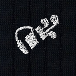 14 Sacca Golf Cotone Blu - Ginocchio