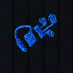 14 Sacca Golf Cotone Blu - Ginocchio