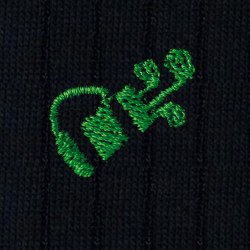 14 Sacca Golf Cotone Blu - Ginocchio