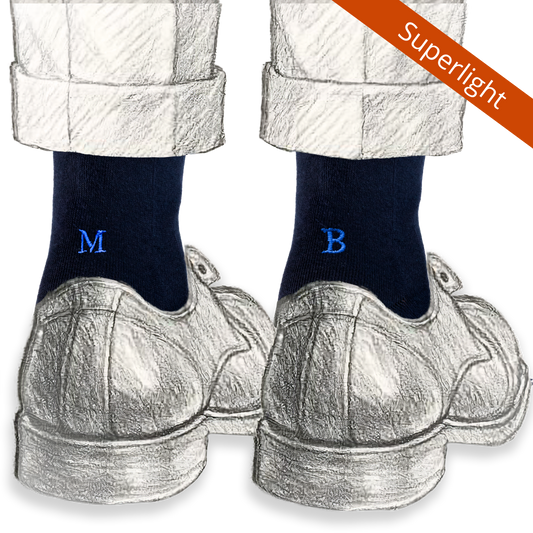 153 BLU ric.ROYAL Filo Scozia - Ginocchio