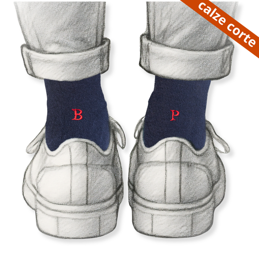 191 BLU ric.ROSSO Cotone - Polpaccio