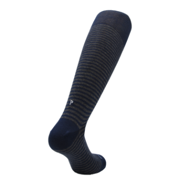 313 Riga(0,4) Cotone BLU NAVY - BLU MEL.ric.Grigio-Ginocch. (BOX 60pz IVA incl.)