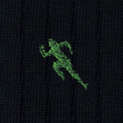 38 Runner Cotone Blu - Ginocchio