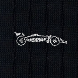 51 Auto F1 Cotone Blu - Ginocchio