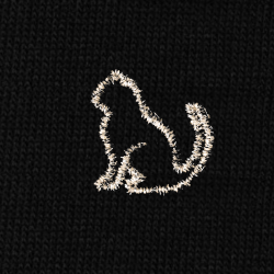 7 Gatto Outline Cotone Nero - Polpaccio