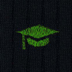 81 Laurea Cotone Blu - Ginocchio