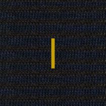 314 Riga(0,4) Cotone BLU MEL.-MARRONE ric.Senape-Ginocch.